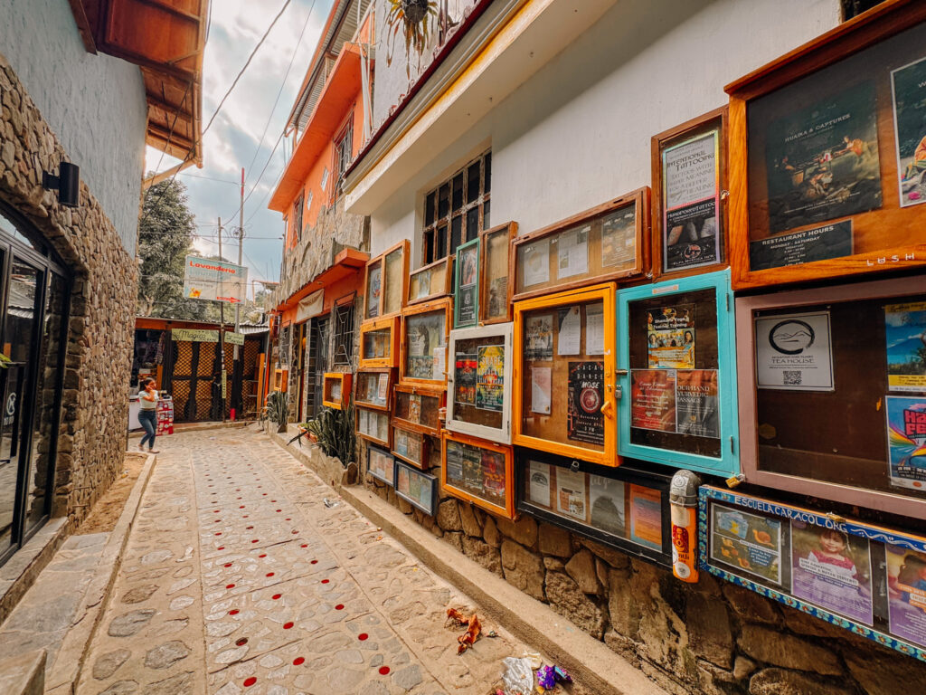 Hippy Highway in San Marcos, wall of posters